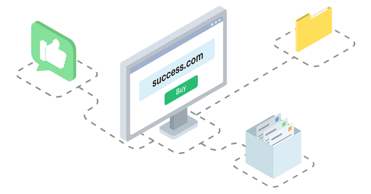 illustration hero hosting domain